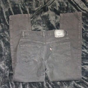 Levi's Black Men's Straight Leg Jeans